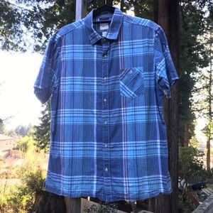 Plaid Short Sleeve Button Up Shirt